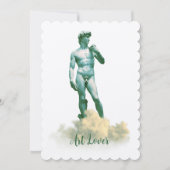 David in de wolken kaart (Voorkant)