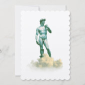 David in de wolken kaart (Achterkant)