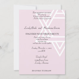 David in het roze joods kaart