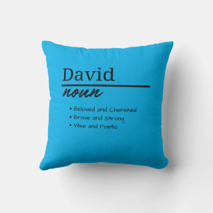 David, jongen gepersonaliseerde naam definitie kussen