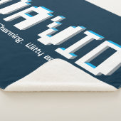 David jongens naam en betekenis pixels tekst gamer sherpa deken (3/4)