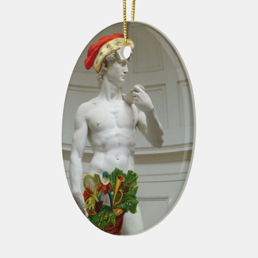 David Kerstkerstornament Keramisch Ornament (Links)