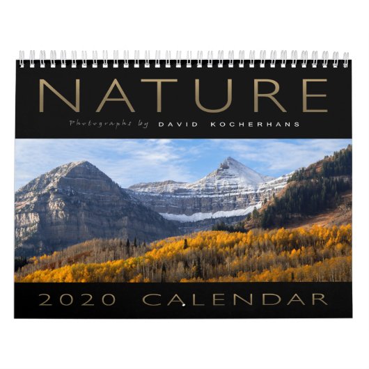 David Kocherhans 2020 Natuur Fotografie kalender (Hoes)