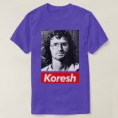 David Koresh 90s Stijl Esthetisch Tribute Design T-shirt (Design voorkant)