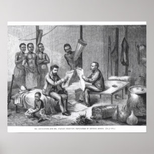 David Livingstone (1813-1873) en Henry Mort Poster