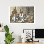 David Livingstone (1813-1873) en Henry Mort Poster (Thuiskantoor)