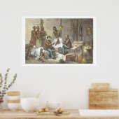 David Livingstone (1813-1873) en Henry Mort Poster (Keuken)