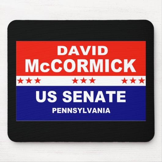 David McCormick US Senate Pennsylvania 2022 Muismat (Voorkant)