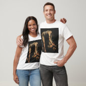 David met Goliath's hoofd T-shirt (Unisex)