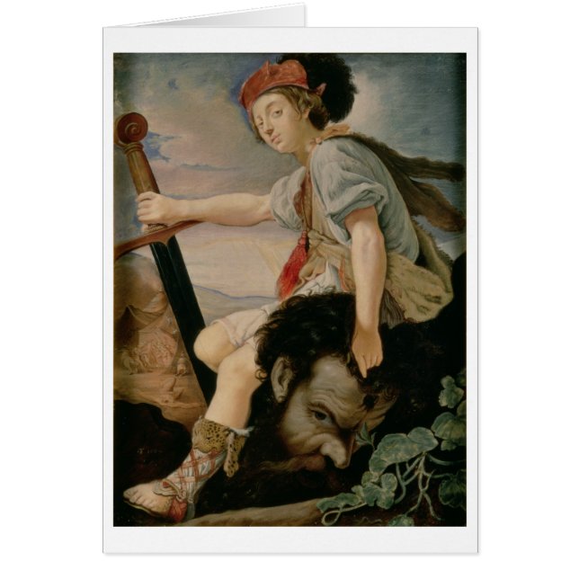 David met het hoofd van Goliath (Voorkant)