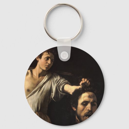 David met het hoofd van Goliath, Caravaggio Sleutelhanger (Voorkant)