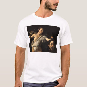 David met het hoofd van Goliath, Caravaggio T-shirt