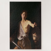 David met het hoofd van Goliath door Caravaggio Legpuzzel (Verticaal)