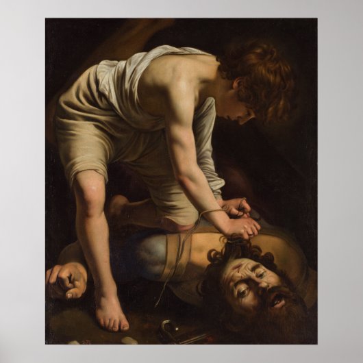 David met het hoofd van Goliath Poster (Voorkant)