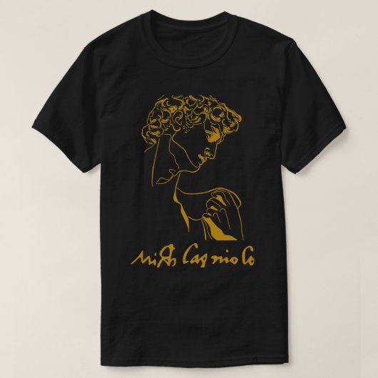 David Michelangelo beeldhouwer schilder kunst T-shirt (Design voorkant)