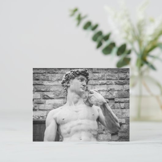 David (Michelangelo) Briefkaart (Staand voorkant)