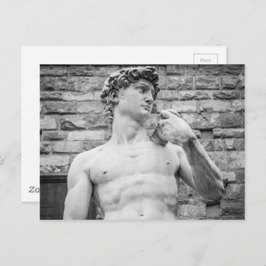 David (Michelangelo) Briefkaart (Voorkant / Achterkant)