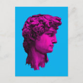 David Michelangelo Fuchsia Briefkaart (Voorkant)