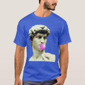 David michelangelo kauwgombeeld grappig t-shirt (Voorkant)