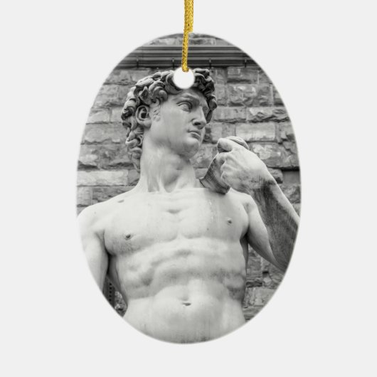 David (Michelangelo) Keramisch Ornament (Voorkant)