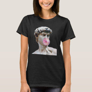 David Michelangelo met Bubblegum Man Vrouw T-shirt
