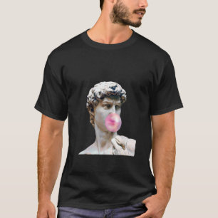 David Michelangelo met Bubblegum Statue Man Woman T-shirt