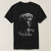 David Michelangelo Roman Head Design T-shirt (Design voorkant)