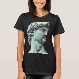 David Michelangelo Standbeeld Mannen s T-shirt