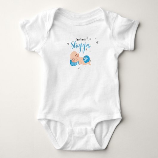 David mijn kleine slinger t-shirt body (Voorkant)