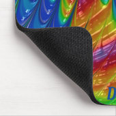 DAVID ~ Mooi 3D-patroon ~ Gepersonaliseerd ~ Muismat (Hoek)