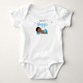 David my lil slugger t-shirt bodysuit (Voorkant)
