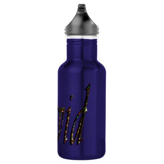 David Naam Logo, Waterfles (Rechts)