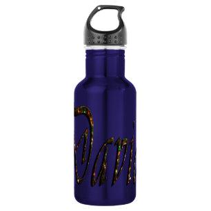 David Naam Logo, Waterfles