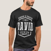 David Name T-shirt (Voorkant)