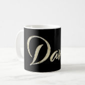 David Name whitegold Tasse Teetasse Kaffeetasse Koffiemok (Voorkant links)