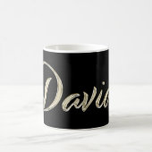 David Name whitegold Tasse Teetasse Kaffeetasse Koffiemok (Center)