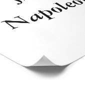 David – Napoleon Crossing the Alps  Poster (Hoek)