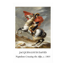 David – Napoleon trekt over de Alpen