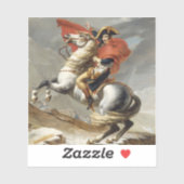 David – Napoleon trekt over de Alpen  Sticker (Vel)