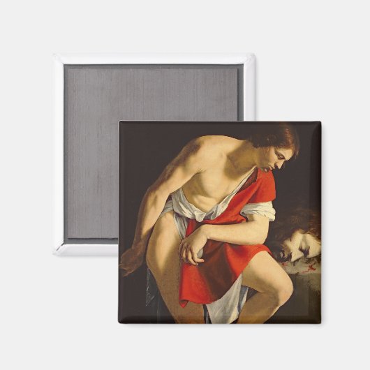 David overdenkt het hoofd van Goliath Magneet (Voorkant / Achterkant)