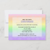 David Pastel Ombre Bat Mitswa na het feest Kaart (Voorkant)