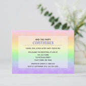 David Pastel Ombre Bat Mitswa na het feest Kaart (Staand voorkant)