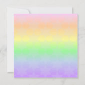 David Pastel Ombre Bat Mitswa Square Kaart (Achterkant)