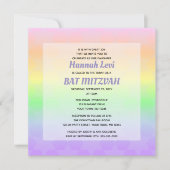 David Pastel Ombre Bat Mitswa Square Kaart (Voorkant)