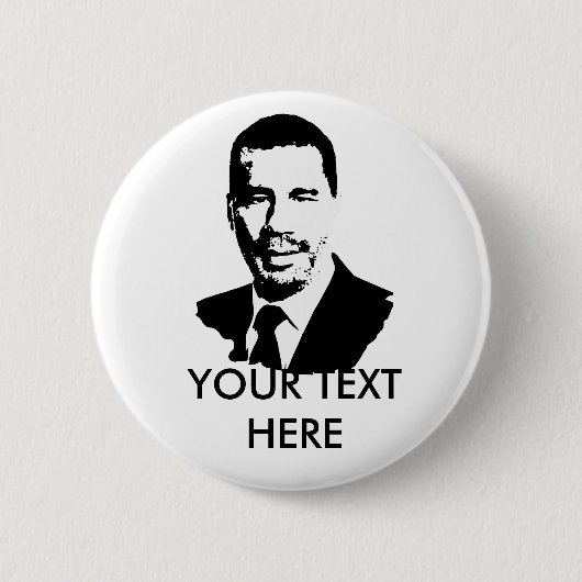 David Patterson Gear Ronde Button 5,7 Cm (Voorkant)