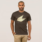 DAVID-peptide, AUC-thema, aangepaste tekst, donker T-shirt (Voorkant volledig)