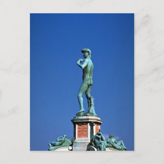 David, Piazza Michelangelo, Florence, Italië Briefkaart (Voorkant)