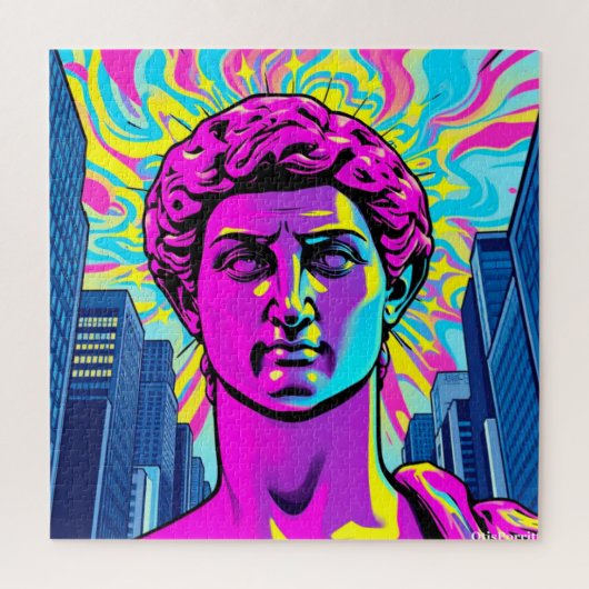 DAVID POP ART-6 LEGPUZZEL (Verticaal)