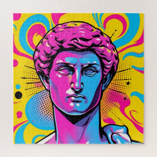 DAVID POP ART-7 LEGPUZZEL (Verticaal)
