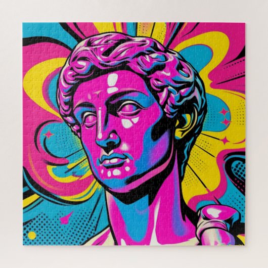 DAVID POP ART-8 LEGPUZZEL (Verticaal)